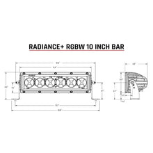 Load image into Gallery viewer, RIGID Industries Radiance + 10" Light Bar - RGBW [210053]
