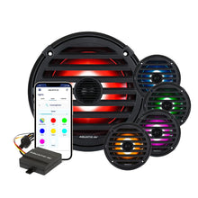 Load image into Gallery viewer, Aquatic AV ELITE 6.5" RGB Speakers - Black - Pair [EL424]
