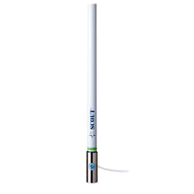 Load image into Gallery viewer, Scout 8' White VHF Antenna 6dB Heavy Stainless Steel Ferrule w/6M RG-8x Includes PL-259 Heavy Duty Offshore Antenna KS-43 [PF AN NVHF00020T]
