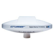 Load image into Gallery viewer, Scout Cruiser 10" White TV Antenna Omnidirectional w/20M, 75 ohms, Cable [PF AN NTV001]
