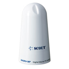 Load image into Gallery viewer, Scout Wave 4" White TV Antenna Omnidirectional 25dB Gain w/10M, 75 ohms, Cable [PF AN NTV002]
