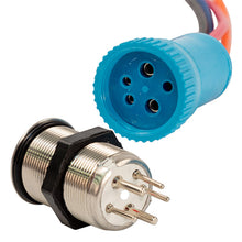 Load image into Gallery viewer, Bluewater 22MM Programmable Waterproof Nav/Anc Blue/Green/Red Switch w/Breaker [9060-3114]
