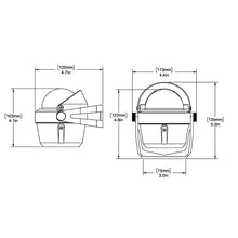 Load image into Gallery viewer, Ritchie B-51W Explorer Compass - Bracket Mount - White [B-51W]
