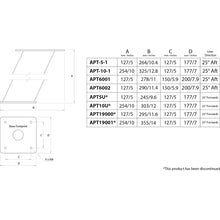 Load image into Gallery viewer, Scanstrut APT6002 Aluminum PowerTower Open Array Radar Mount - 6" Aft Leaning [APT6002]
