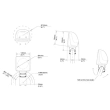 Load image into Gallery viewer, Scanstrut Scanpod Single Instrument Pod Rail Mount - Cut f/Standard Instrument - Fits 1" - 1.33" Rails [SPR-1I-RM]
