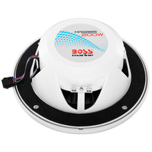Load image into Gallery viewer, Boss Audio 6.5" MRGB65 Speakers w/RGB Lighting - White - 200W [MRGB65]
