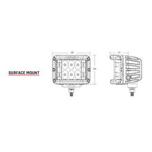 Load image into Gallery viewer, RIGID Industries D-SS PRO Flood LED Surface Mount - Pair - White [862113]
