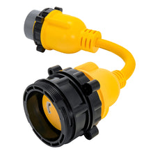 Load image into Gallery viewer, Camco 50AM/30AF Power Grip Marine 12" Locking Adapter - M-Lock/F-Locking Adapter [55625]
