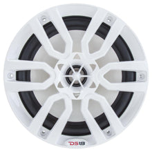 Load image into Gallery viewer, DS18 HYDRO 6.5" 2-Way Marine Speakers w/RGB LED Lights 300W - White [NXL-6]
