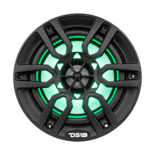 Load image into Gallery viewer, DS18 HYDRO 6.5" 2-Way Marine Speakers w/RBG LED Lights 300W - Matte Black [NXL-6BK]
