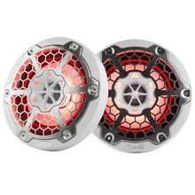 Load image into Gallery viewer, DS18 New Edition HYDRO 6.5" 2-Way Marine Speakers w/RGB LED Lighting 300W - White [NXL-6M/WH]
