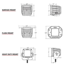 Load image into Gallery viewer, RIGID Industries D-Series PRO Flood Diffused Surface Mount Black Light - Pair [202513]
