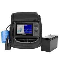Load image into Gallery viewer, Garmin ECHOMAP UHD2 Keyed 5" cv Ice Fishing Bundle w/ECHOMAP UHD2 53cv  Dual Beam-IF Transducer [010-02590-35]
