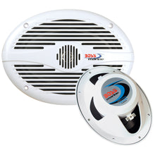 Load image into Gallery viewer, Boss Audio 6"x 9" MR690 Oval Speakers - White - 350W [MR690]
