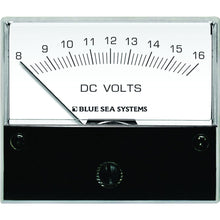 Load image into Gallery viewer, Blue Sea 8003 DC Analog Voltmeter - 2-3/4" Face, 8-16 Volts DC [8003]
