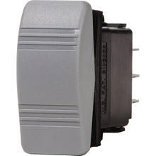 Load image into Gallery viewer, Blue Sea 8222 Water Resistant Contura III Switch - (ON)-OFF-(ON) - Grey [8222]
