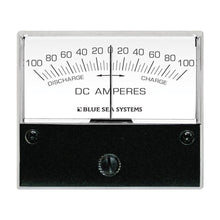Load image into Gallery viewer, Blue Sea 8253 DC Zero Center Analog Ammeter - 2-3/4" Face, 100-0-100 Amperes DC [8253]
