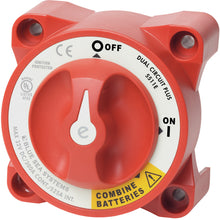 Load image into Gallery viewer, Blue Sea 5511e e-Series Dual Circuit Plus Battery Switch [5511E]
