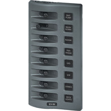 Load image into Gallery viewer, Blue Sea 4309 WeatherDeck 12V DC Waterproof Switch Panel - 8 Position [4309]

