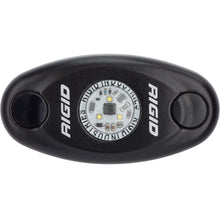 Load image into Gallery viewer, RIGID Industries A-Series Black Low Power LED Light - Single - Red [480043]
