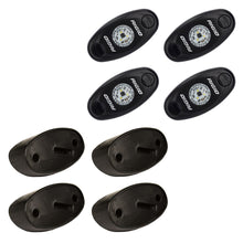 Load image into Gallery viewer, RIGID Industries A-Series Rock Light Kit - 4 Cool White Lights - Black [400203]
