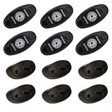 Load image into Gallery viewer, RIGID Industries A-Series Rock Light Kit - 6 Blue Lights - Black [400283]
