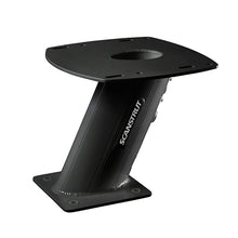 Load image into Gallery viewer, Scanstrut APT-250-01-B - Aluminum PowerTower Radar Mount - 10" Aft Leaning - Black [APT-250-01-BLK]
