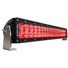 Load image into Gallery viewer, Black Oak 20" Curved Double Row Red LED Predator Hunting Light Bar - Combo Optics - Black Housing - Pro Series 3.0 [20CR-D3OS]
