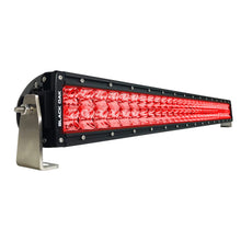 Load image into Gallery viewer, Black Oak 30" Curved Double Row Red LED Predator Hunting Light Bar - Combo Optics - Black Housing - Pro Series 3.0 [30CR-D3OS]
