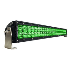 Load image into Gallery viewer, Black Oak 30" Curved Double Row Green LED Hog Hunting Light Bar - Combo Optics - Black Housing - Pro Series 3.0 [30CG-D3OS]
